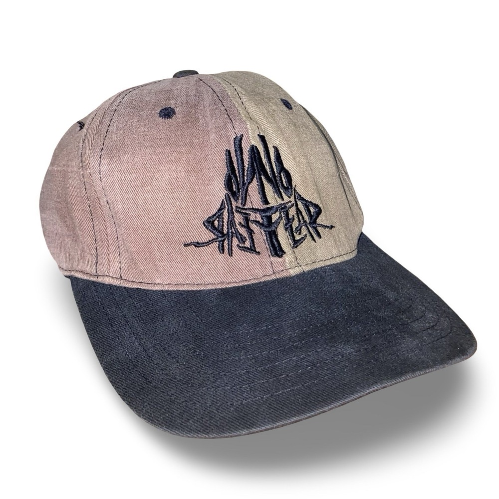 Vintage No Fear Hat Cap Colorblock USA Made One Size Spellout Strapback Y2K